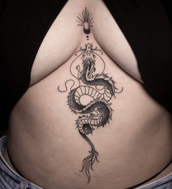 150 mẫu hình xăm rồng ở ngực cực đẹp giúp anh em lên ý tưởng - Genztattoo