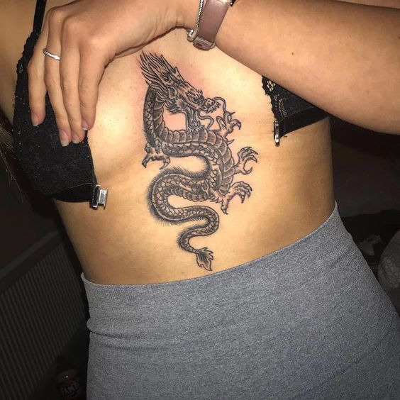 150 mẫu hình xăm rồng ở ngực cực đẹp giúp anh em lên ý tưởng - Genztattoo