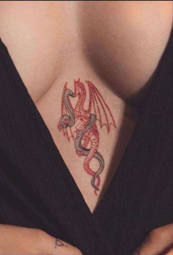 150 mẫu hình xăm rồng ở ngực cực đẹp giúp anh em lên ý tưởng - Genztattoo