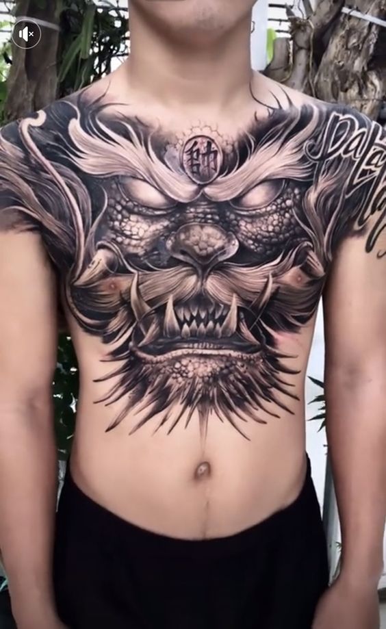 150 mẫu hình xăm rồng ở ngực cực đẹp giúp anh em lên ý tưởng - Genztattoo