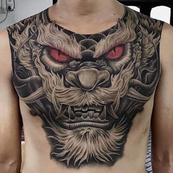 150 mẫu hình xăm rồng ở ngực cực đẹp giúp anh em lên ý tưởng - Genztattoo