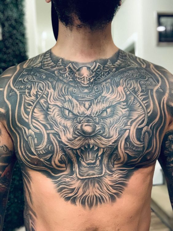 150 mẫu hình xăm rồng ở ngực cực đẹp giúp anh em lên ý tưởng - Genztattoo