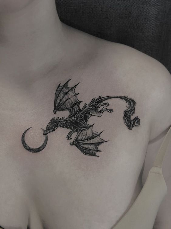 150 mẫu hình xăm rồng ở ngực cực đẹp giúp anh em lên ý tưởng - Genztattoo