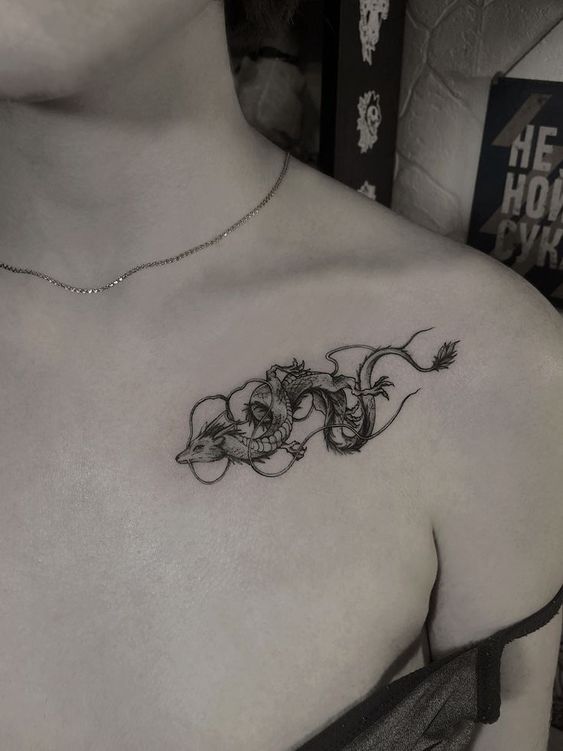 150 mẫu hình xăm rồng ở ngực cực đẹp giúp anh em lên ý tưởng - Genztattoo