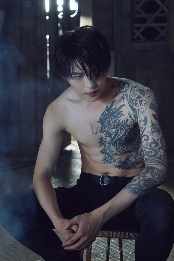 150 mẫu hình xăm rồng ở ngực cực đẹp giúp anh em lên ý tưởng - Genztattoo