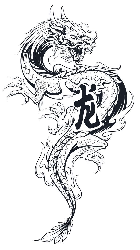 150 mẫu hình xăm rồng ở ngực cực đẹp giúp anh em lên ý tưởng - Genztattoo