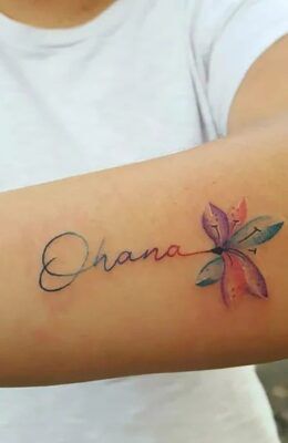 xăm cẳng tay mẫu chữ hàm chứa nhiều ý nghĩa