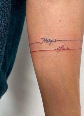độc đáo kiểu tattoo vòng tay khắc tên đẹp mắt