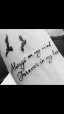 hình xăm trái tim mãi mãi của tôi dành cho các bạn tattoo forever my heart cho anh em