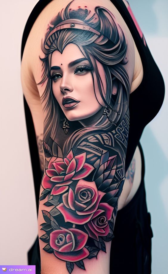 777+ hình xăm cô gái sáng tạo và phong cách - Genztattoo