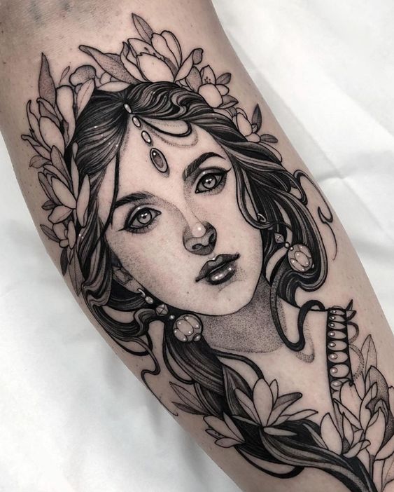 777+ hình xăm cô gái sáng tạo và phong cách - Genztattoo