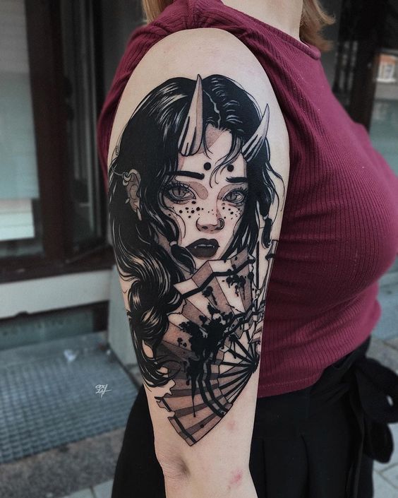 777+ hình xăm cô gái sáng tạo và phong cách - Genztattoo