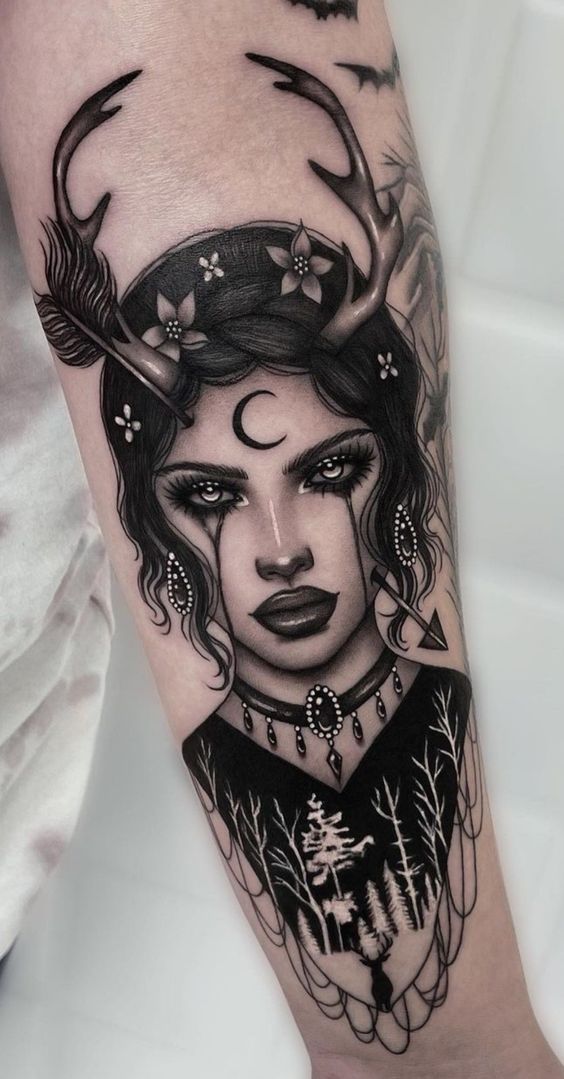 777+ hình xăm cô gái sáng tạo và phong cách - Genztattoo