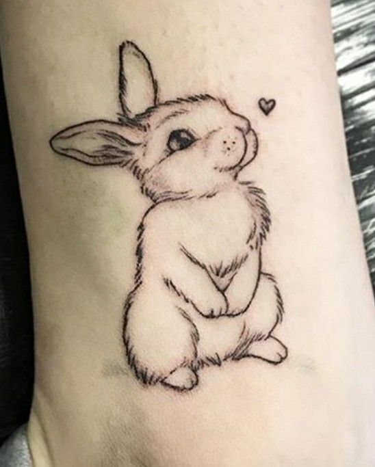 Chọn một hình xăm thỏ siêu dễ thương Gợi ý 444+ hình xăm con thỏ cute, dễ thương, độc đáo - Genztattoo