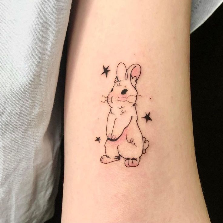 thể hiện sự ngây thơ qua các thiết kế hình xăm Gợi ý 444+ hình xăm con thỏ cute, dễ thương, độc đáo - Genztattoo