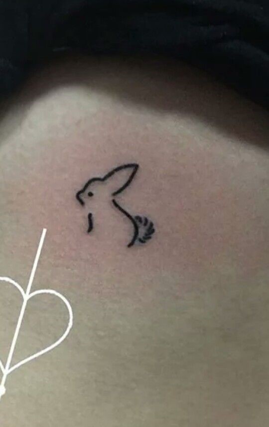 Biểu tượng con vật may mắn Gợi ý 444+ hình xăm con thỏ cute, dễ thương, độc đáo - Genztattoo