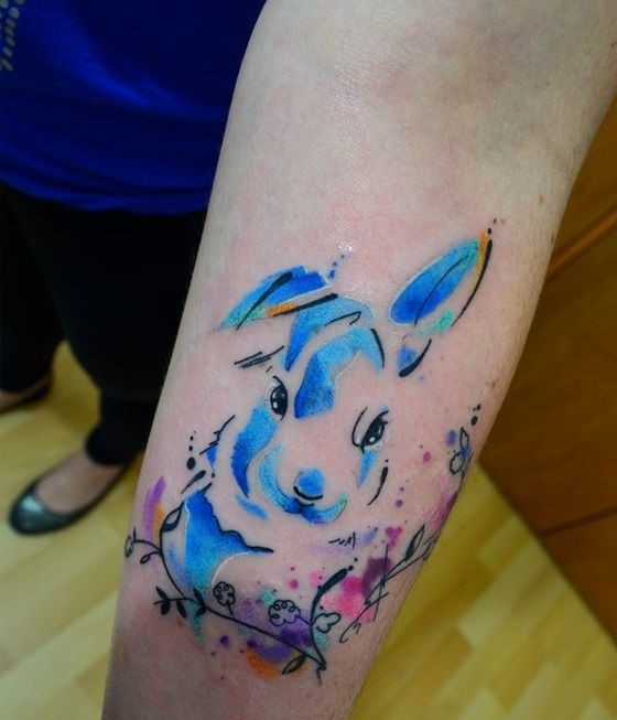 hình xăm thỏ siêu đẹp Gợi ý 444+ hình xăm con thỏ cute, dễ thương, độc đáo - Genztattoo