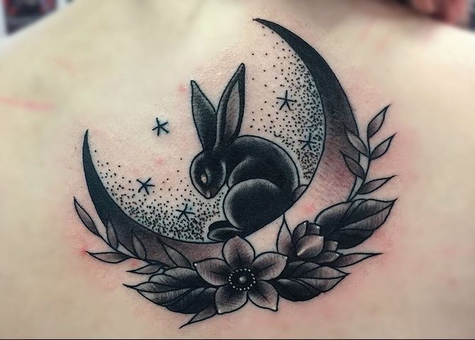 thiết kế hình xăm thỏ playboy Gợi ý 444+ hình xăm con thỏ cute, dễ thương, độc đáo - Genztattoo