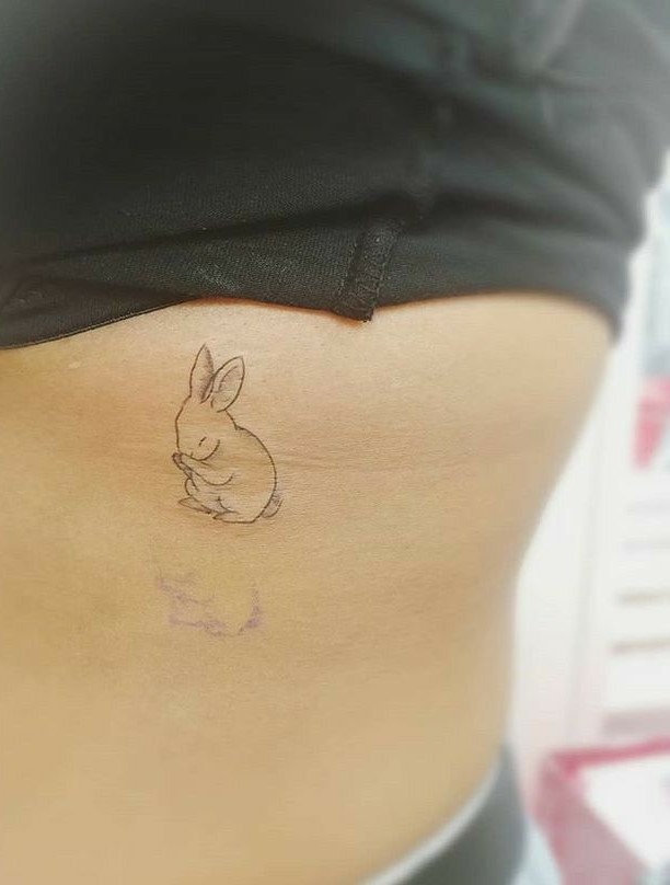 hình xăm thỏ Gợi ý 444+ hình xăm con thỏ cute, dễ thương, độc đáo - Genztattoo