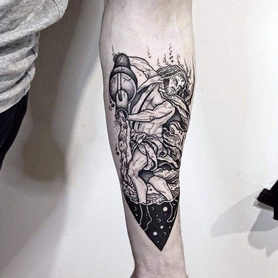 150 hình xăm cung bảo bình đẹp được tattoo bởi thợ xăm giỏi nhất