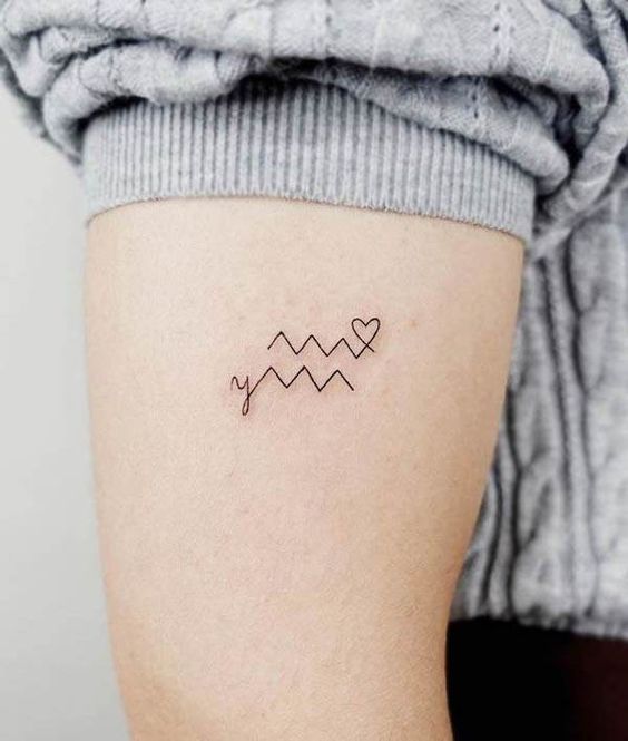 150 hình xăm cung bảo bình đẹp được tattoo bởi thợ xăm giỏi nhất