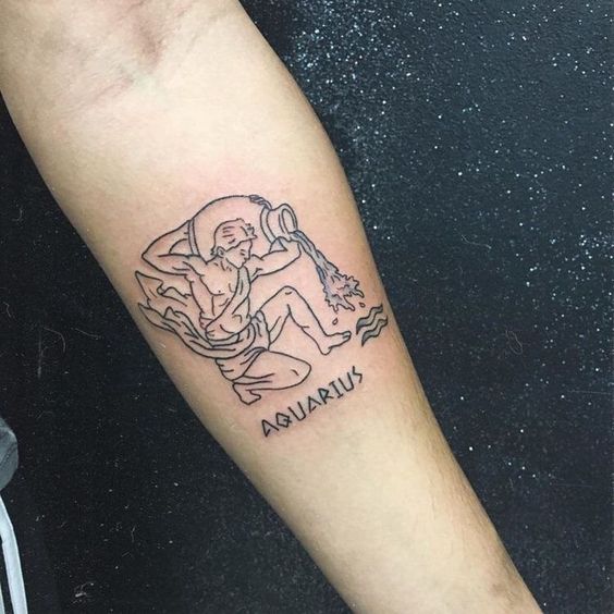 150 hình xăm cung bảo bình đẹp được tattoo bởi thợ xăm giỏi nhất