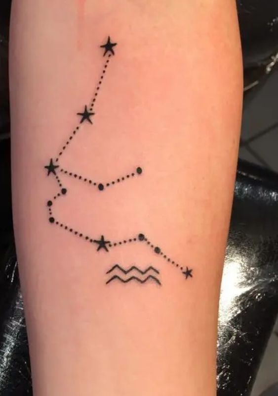 150 hình xăm cung bảo bình đẹp được tattoo bởi thợ xăm giỏi nhất