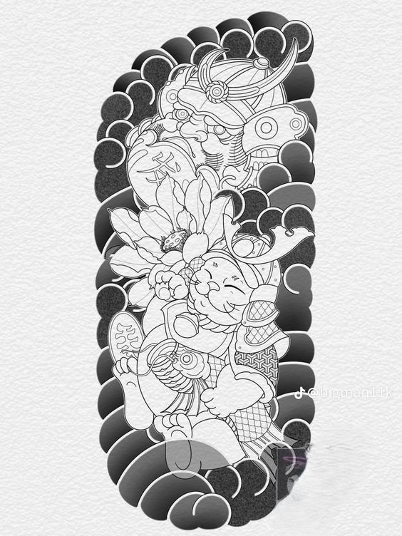 99+ hình xăm mèo thần tài ở bụng ý nghĩa - Genztattoo