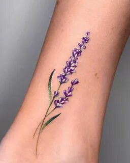 Chọn một mẫu hoa oải hương nhỏ xinh cho phụ nữ trên bàn chân 333+ hình xăm hoa đẹp cho nữ nhẹ nhàng và tinh tế - Genztattoo