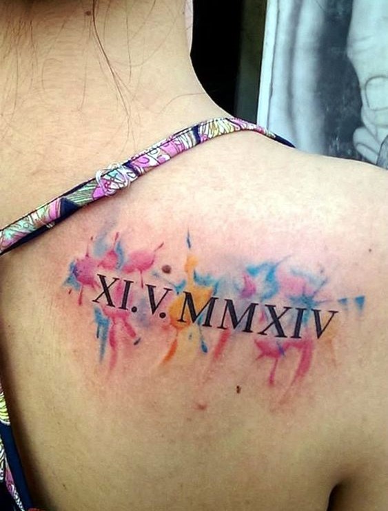 Hình xăm số La Mã cho phụ nữ Gợi ý 333+ hình xăm la mã độc đáo và phong cách - Genztattoo