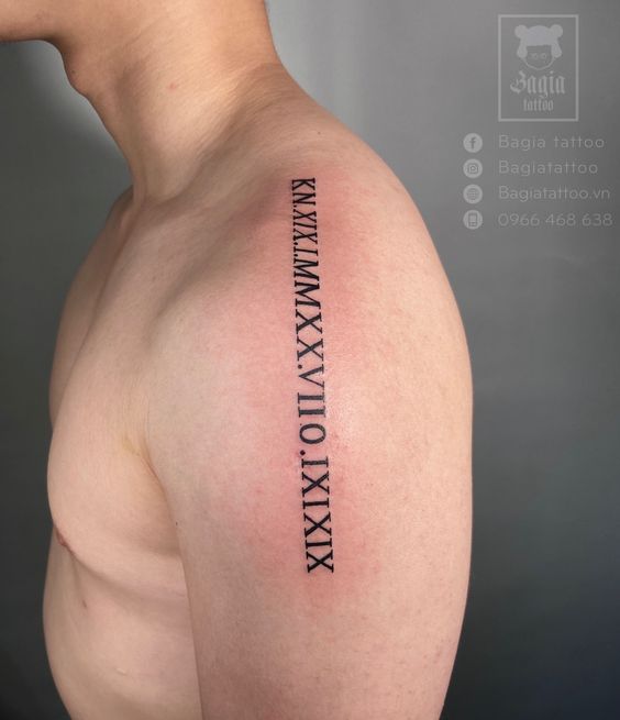 hình xăm số la mã bí ẩn Gợi ý 333+ hình xăm la mã độc đáo và phong cách - Genztattoo