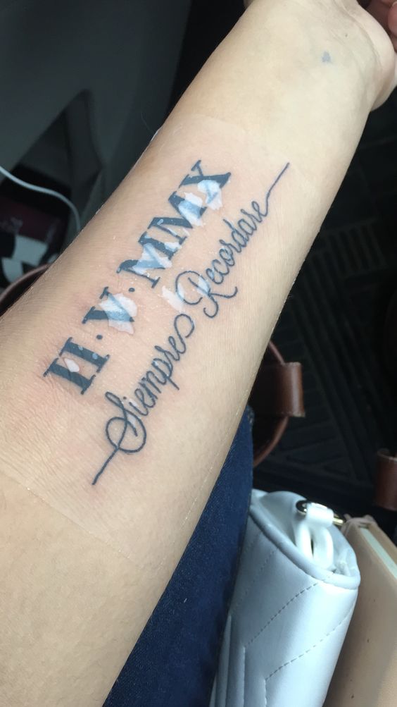 hình xăm số la mã có tên Gợi ý 333+ hình xăm la mã độc đáo và phong cách - Genztattoo