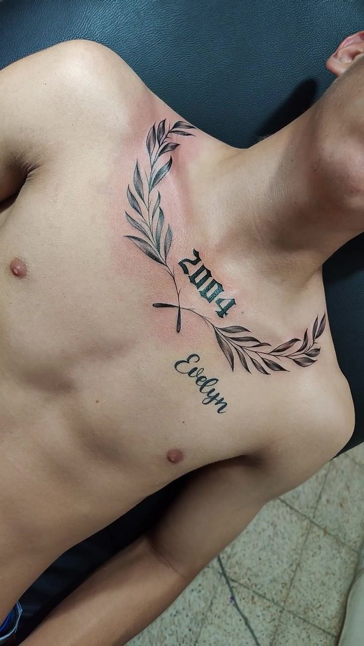 cực kỳ phong cách với hình xăm năm sinh cực phong cách với mẫu tattoo năm sinh