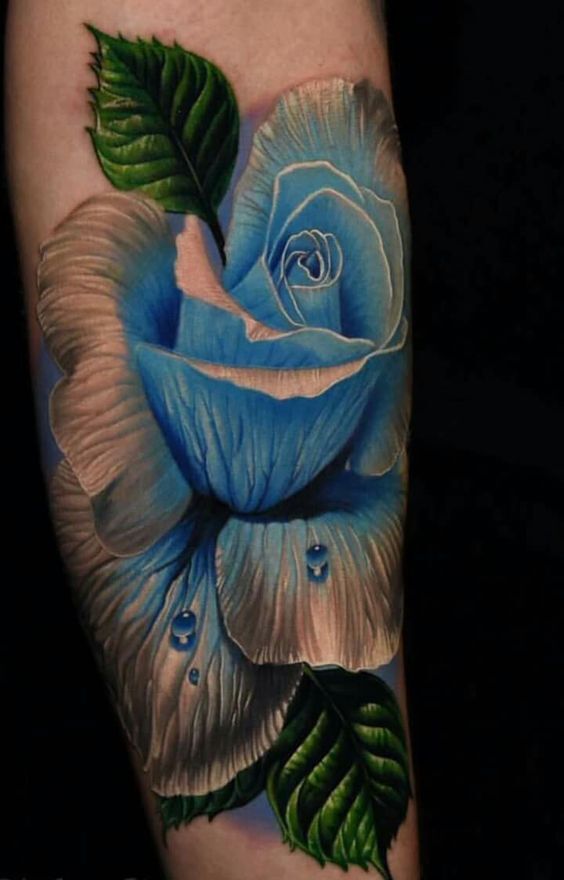 thiết kế hình xăm hoa hồng nghệ thuật mẫu tattoo hoa hồng nghệ thuật