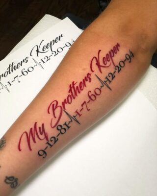 Gợi ý 999+ hình xăm chữ ý nghĩa về tình anh em - Genztattoo