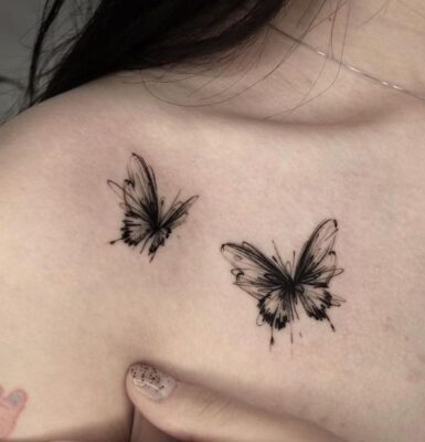 222+ hình xăm bướm độc đáo và phong cách nhất - Genztattoo