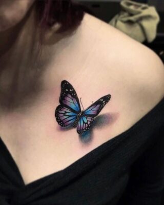 222+ hình xăm bướm độc đáo và phong cách nhất - Genztattoo
