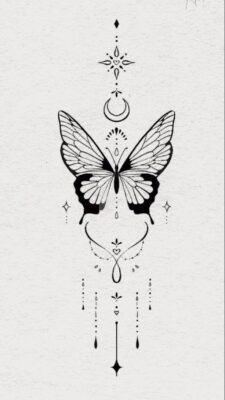 222+ hình xăm bướm độc đáo và phong cách nhất - Genztattoo