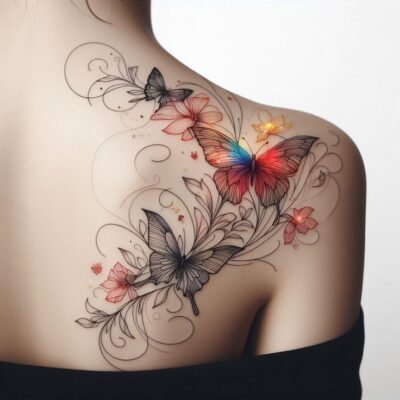 222+ hình xăm bướm độc đáo và phong cách nhất - Genztattoo