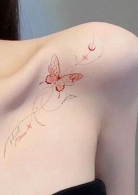 222+ hình xăm bướm độc đáo và phong cách nhất - Genztattoo
