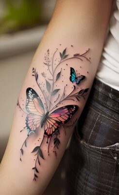 222+ hình xăm bướm độc đáo và phong cách nhất - Genztattoo
