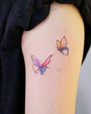 222+ hình xăm bướm độc đáo và phong cách nhất - Genztattoo