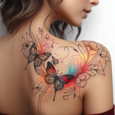 222+ hình xăm bướm độc đáo và phong cách nhất - Genztattoo