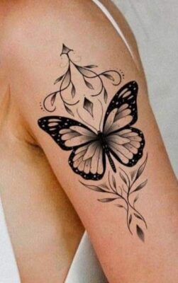 222+ hình xăm bướm độc đáo và phong cách nhất - Genztattoo