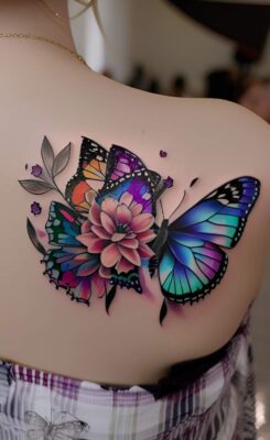 222+ hình xăm bướm độc đáo và phong cách nhất - Genztattoo