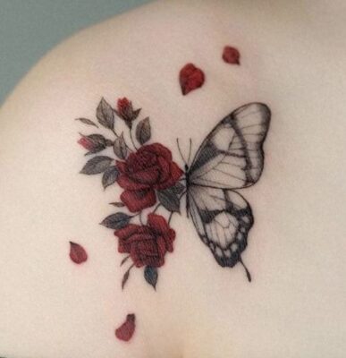 222+ hình xăm bướm độc đáo và phong cách nhất - Genztattoo