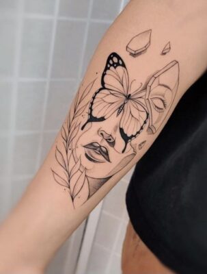 222+ hình xăm bướm độc đáo và phong cách nhất - Genztattoo