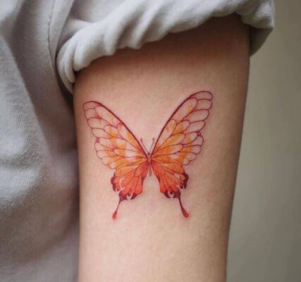 222+ hình xăm bướm độc đáo và phong cách nhất - Genztattoo