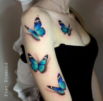 222+ hình xăm bướm độc đáo và phong cách nhất - Genztattoo