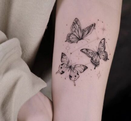 222+ hình xăm bướm độc đáo và phong cách nhất - Genztattoo
